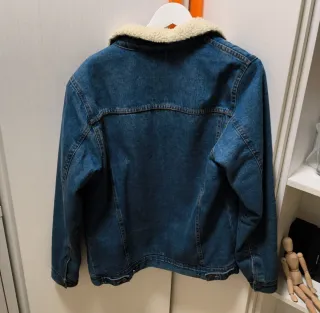 Chaqueta vaquera borreguillo Pull&Bear azul