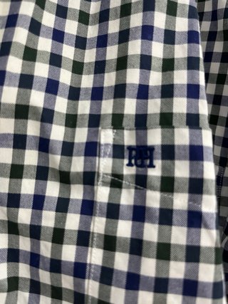 Camisa Pedro del Hierro cuadros blanco y negro