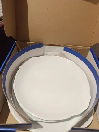 Juego 4 Fuentes y Ensaladera Porcelana Bidasoa