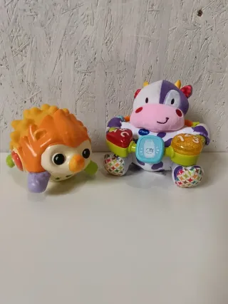 Juguetes musicales VTech erizo y vaca