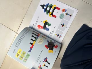 Lote bloques madera creativos + libros