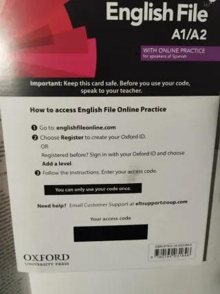 Libro de inglés / English Book