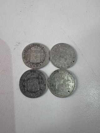 4 Monedas 50 céntimos