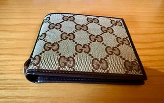 Portafoglio Gucci Bifold GG Supreme Ophidia Web