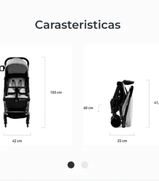 Silla de paseo Kinderkraft Pilot ultracompacta