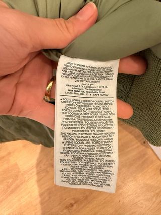 Chaqueta Bomber Jordan Renegade Essentials Verde