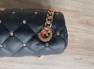 Borsa Liu Jo nera con brillantini