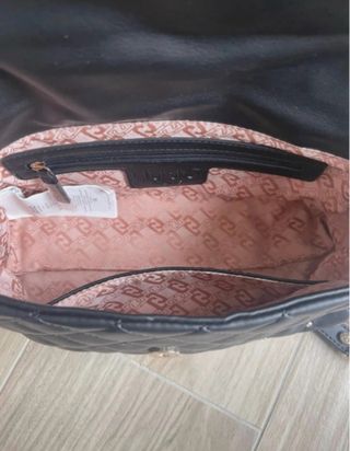 Borsa Liu Jo nera con brillantini