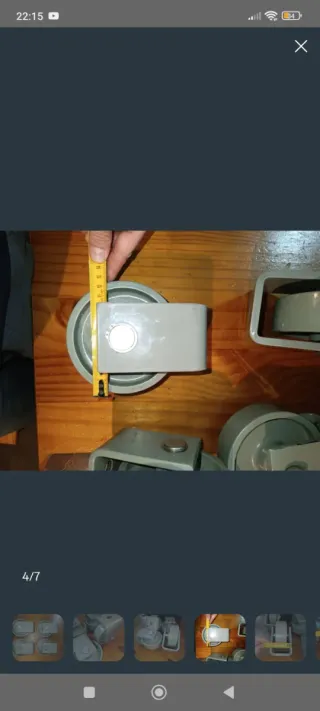 Ruedas de hierro macizas