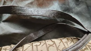 Bolso Calvin Klein Canva Beige y Marrón