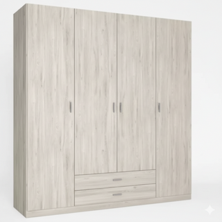 Armario 4 Puertas Blanco