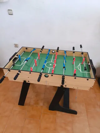 Mesa Multijuegos: Futbolín, Billar y Ping Pong