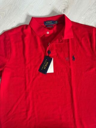 Polo Ralph Lauren Custom Slim Fit Rojo T L