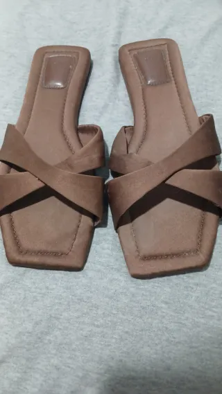 Sandalias H&M Marrón Talla 37 Nuevas