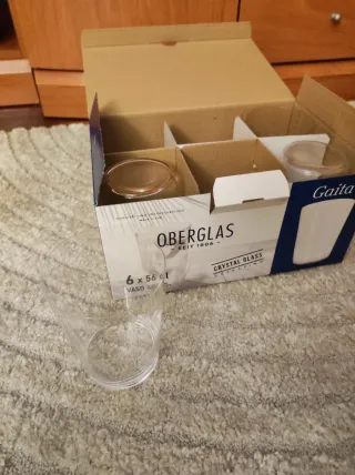 4 Vasos OBERGLAS Cristal 56 cl