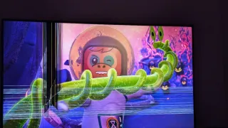 Samsung Smart TV 55 Panel pantalla LCD Roto