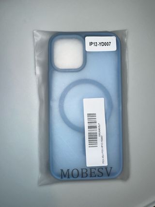 Cover iPhone 12 MOBESV Azzurro
