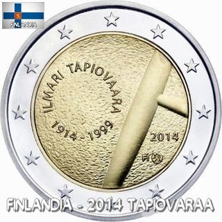 Moneda conmemorativa 2 euros Finlandia 2014. Tapio