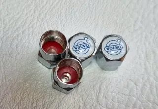 4 Tapones de Neumaticos con Logo Emblema Volvo