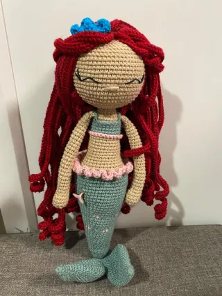 Muñeca Amigurumi Sirena Crochet