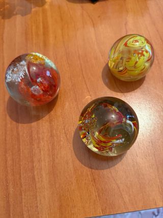 Bolas de cristal Murano multicolor
