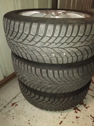 Juego 4 Llantas Mercedes Con 4 gomas continental