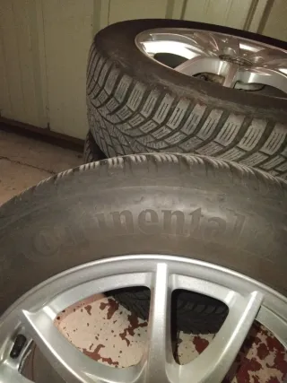 Juego 4 Llantas Mercedes Con 4 gomas continental