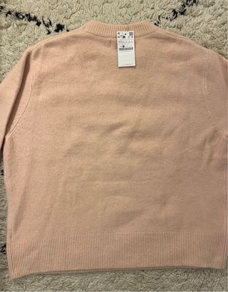 Jersey punto rosa claro Stradivarius Talla XS