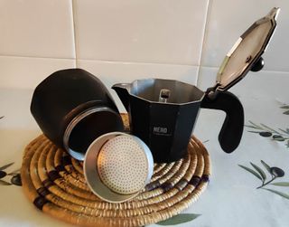 Cafetera Italiana Nero by Idealcasa