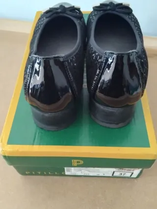 Zapatos planos negros talla 36