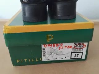 Zapatos planos negros talla 36