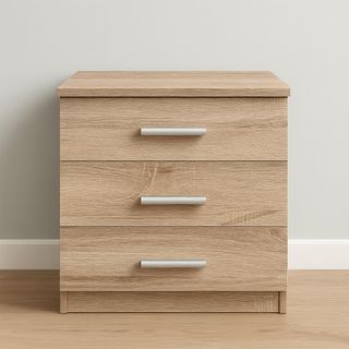 Mesita de Noche 3 Cajones La Casa del CANAPÉ