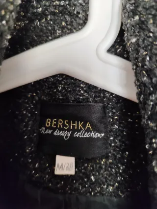 Chaqueta Bershka gris jaspeada