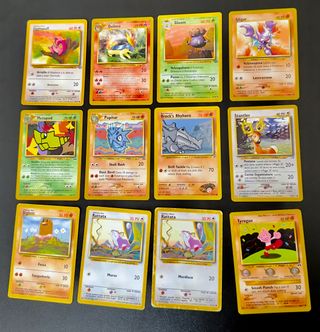 Lote 12 Cartas Pokémon