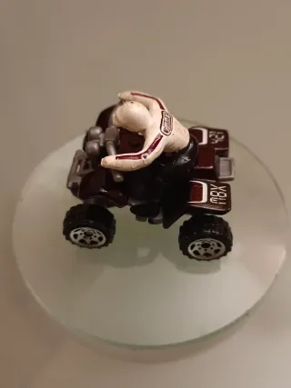 Moto de Juguete Marrón y Blanca