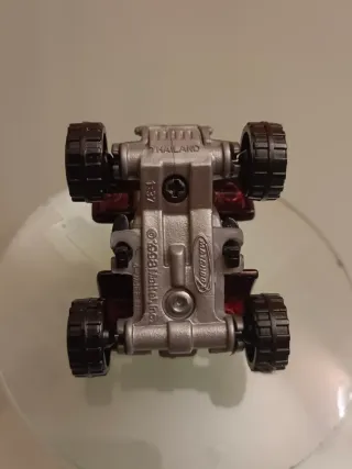 Moto de Juguete Marrón y Blanca