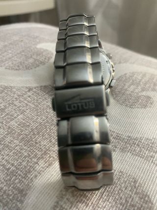 Reloj Lotus Cronógrafo Negro/Plata