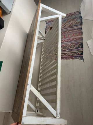 Mesa de centro rústica de madera