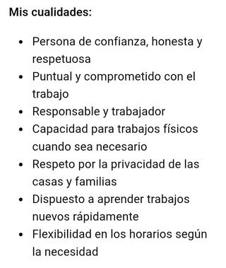 Ayuda en casa, recados, jardín, limpieza