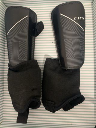 Medias y espinilleras Kipsta fútbol niño