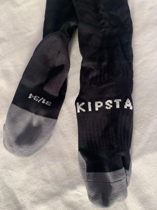 Medias y espinilleras Kipsta fútbol niño