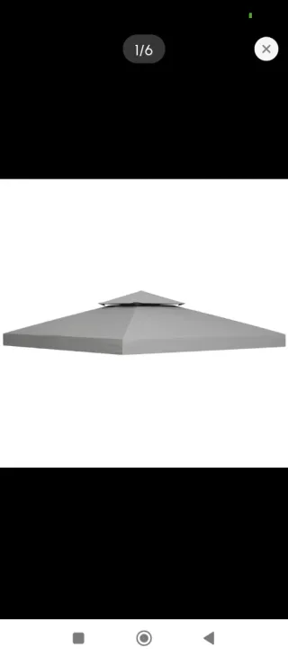 Lona para pérgola gris