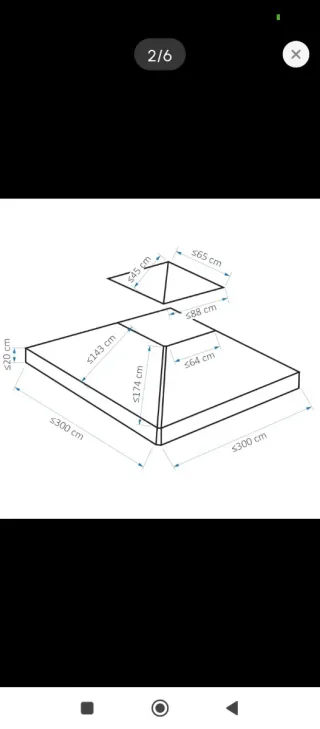 Lona para pérgola gris