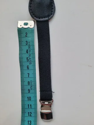 Tirantes infantiles negros elásticos