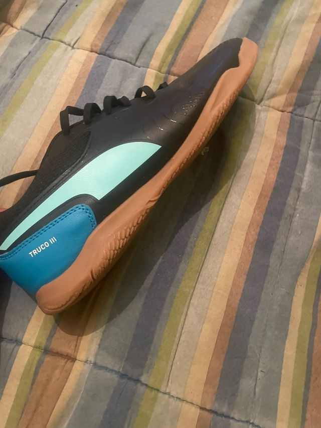 Zapatillas Puma Truco III Negras y Turquesa