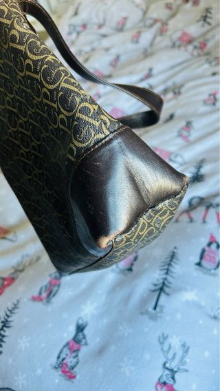 Bolso Christian Dior Beige y Marrón