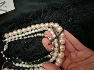 Collar Zara perlas y plata