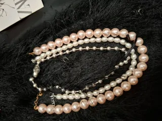 Collar Zara perlas y plata