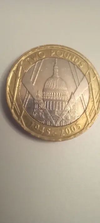 2 Libras Conmemorativas Fin de la Guerra