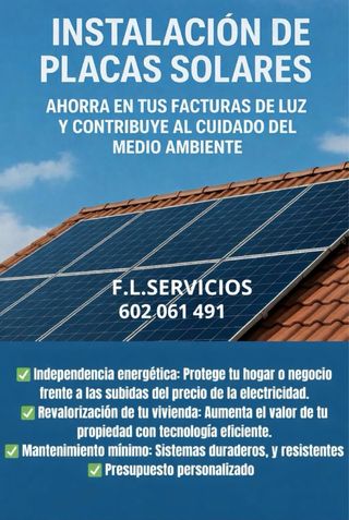 Instalación Placas Solares